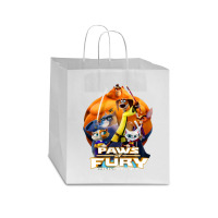 Paws Of Fury Star Paper Bag - 13 X 7 X 13 | Artistshot