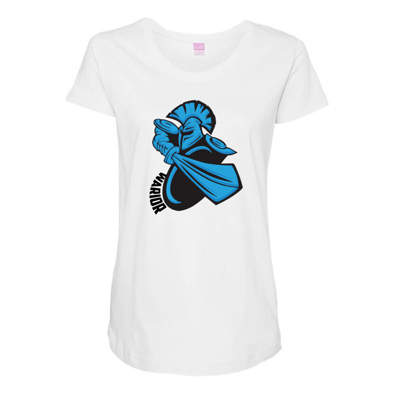 Warrior Vector Maternity Scoop Neck T-shirt by Jhanafi | Artistshot