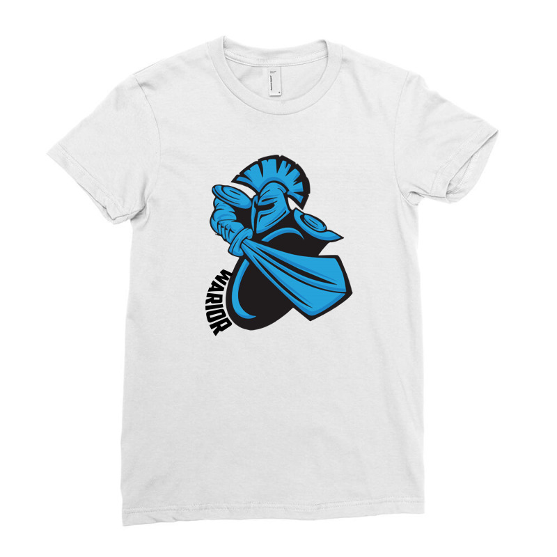 Warrior Vector Ladies Fitted T-Shirt by Jhanafi | Artistshot