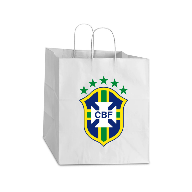 Brazil Take Out Paper Bag - 14 X 10 X 15 1/2 | Artistshot