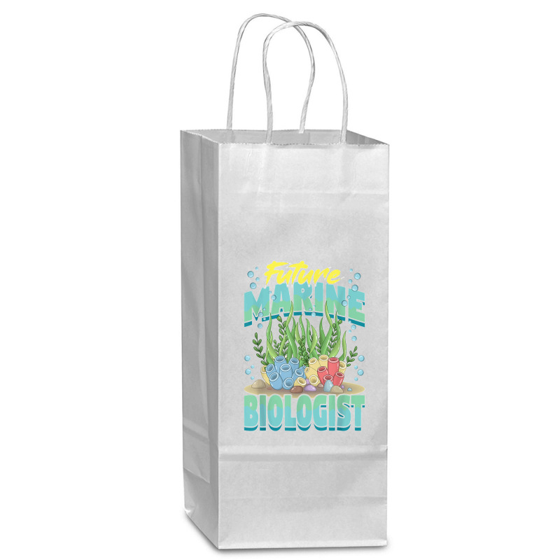 Future Marine Biologist Ocean Life Marine Biology Student Wine Paper Bag - 5 1/2 X 3 1/4 X 13 | Artistshot