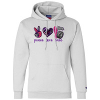 Peace Love Race Champion Hoodie | Artistshot