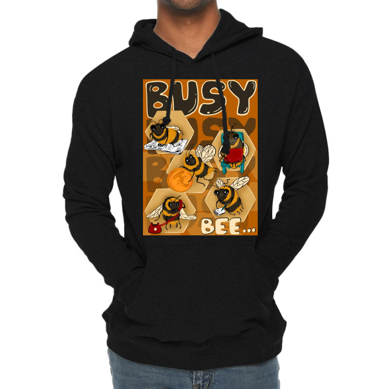 Busy Bee Lightweight Hoodie | Artistshot