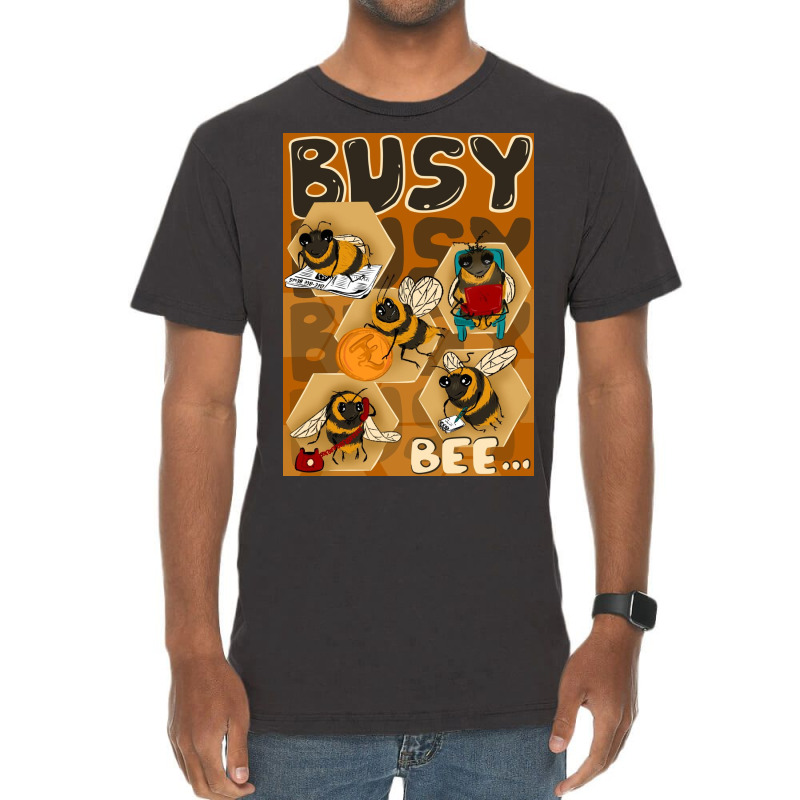 Busy Bee Vintage T-shirt | Artistshot