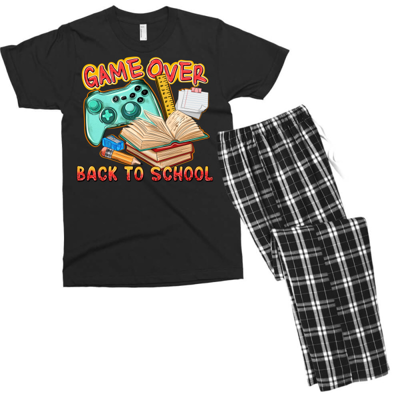 Game Over Back To School Men's T-shirt Pajama Set | Artistshot