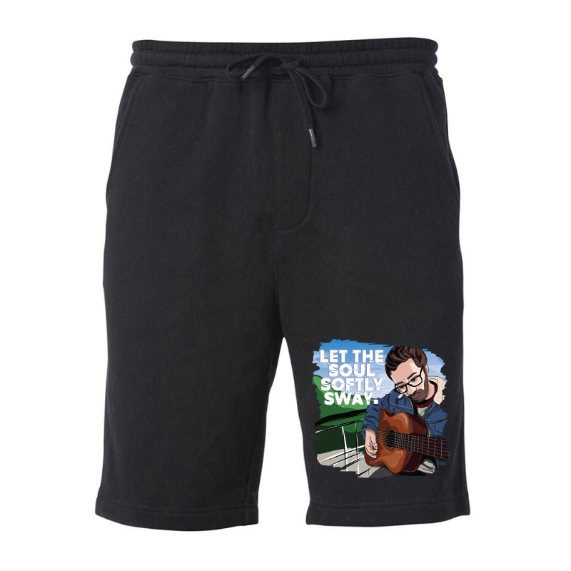 Melodic Mountains Fleece Short | Artistshot