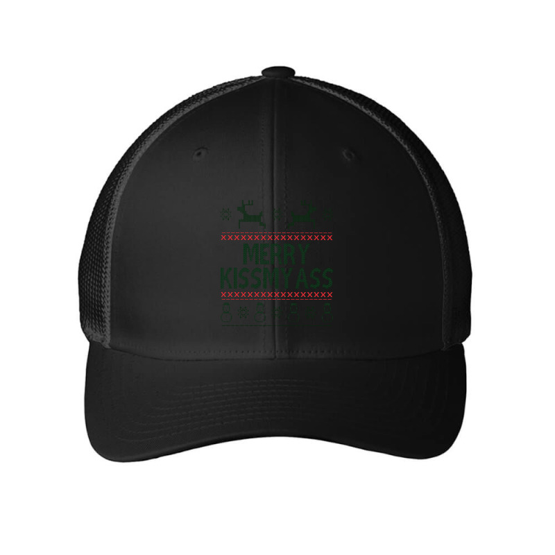 Merry Fucking Christmas Mesh cap by blakblakan13 | Artistshot