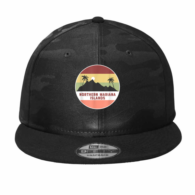 Islands Mountain And Palms T Shirt Camo Snapback by cucciailleveretcq | Artistshot