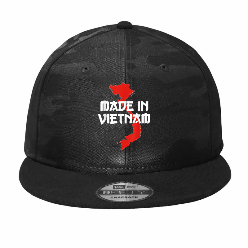 Made In Vietnam Vietnamese Language Funny Quote T Shirt Camo Snapback by NatalieRoseHeinz | Artistshot