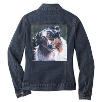 Australian Shepherd T  Shirt Australian Shepherd Ladies Denim Jacket | Artistshot