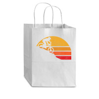 Mountain Bike Vintage Mtb Downhill Biking Cycling Biker Gift Cub Paper Bag - 8 X 4 1/2 X 10 1/4 | Artistshot