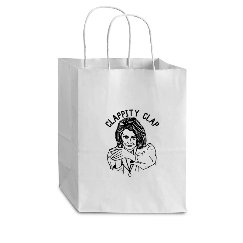 Nancy Pelosi Clappity Clap [tw] Cub Paper Bag - 8 X 4 1/2 X 10 1/4 | Artistshot