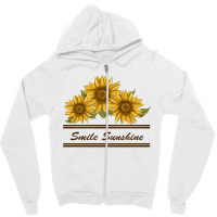 Smile Sunshine Zipper Hoodie | Artistshot