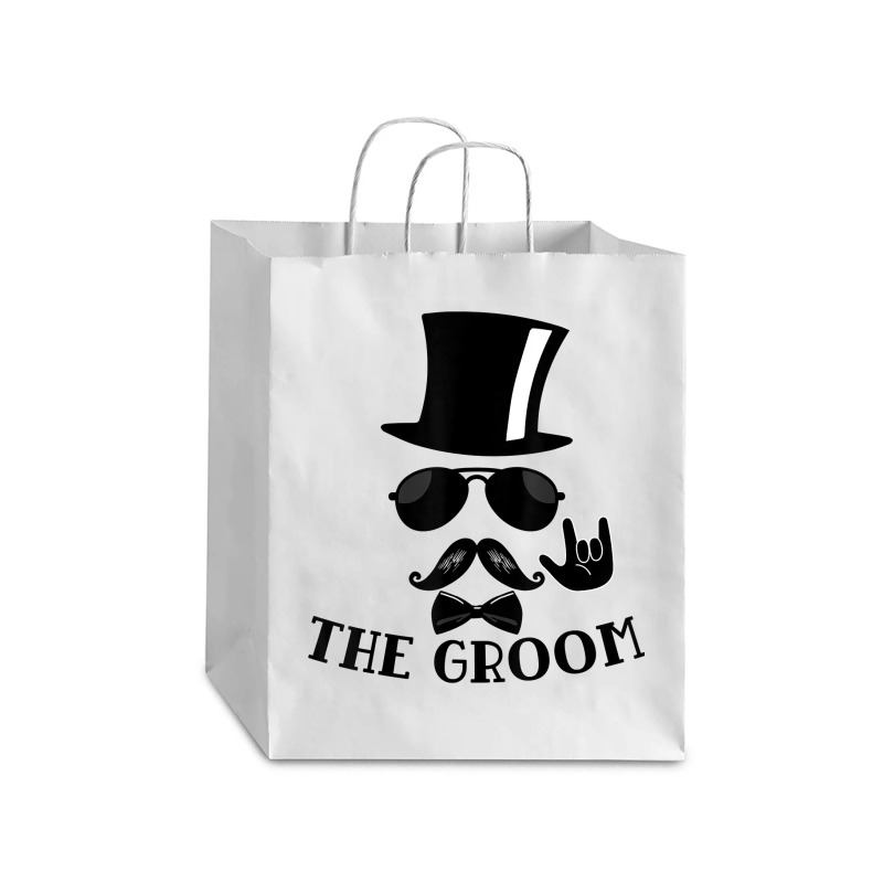 Mens The Groom Bachelor Party Groomsmen Gifts Gift Debie Paper Bag - 10 X 5 X 13 | Artistshot