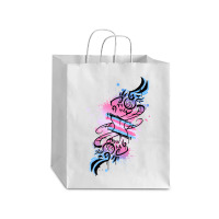 Harpy Design Trans Flag Classic Debie Paper Bag - 10 X 5 X 13 | Artistshot