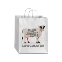 Algebra Math Calculator Funny Problem Solver Cow Moo Video Games Chara Debie Paper Bag - 10 X 5 X 13 | Artistshot