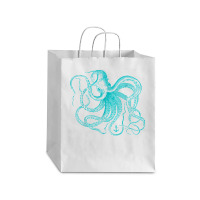 Octopus Cool Vintage Marine Biologist Ocean Sea Life 2 Debie Paper Bag - 10 X 5 X 13 | Artistshot