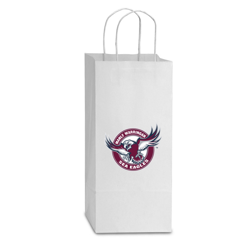 Beauty Manly-warringah-sea-eagles Sport Double Wine Paper Bag - 6 1/2 X 3 1/2 X 12 3/8 | Artistshot