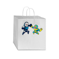 Birthday Manhunter Grodd Mens Funny Star Paper Bag - 13 X 7 X 13 | Artistshot