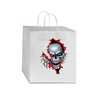 Skull Star Paper Bag - 13 X 7 X 13 | Artistshot