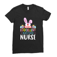 Just An Eggcellent Registered Nurse Cute Bunny Easter Women Ladies Fitted T-shirt | Artistshot