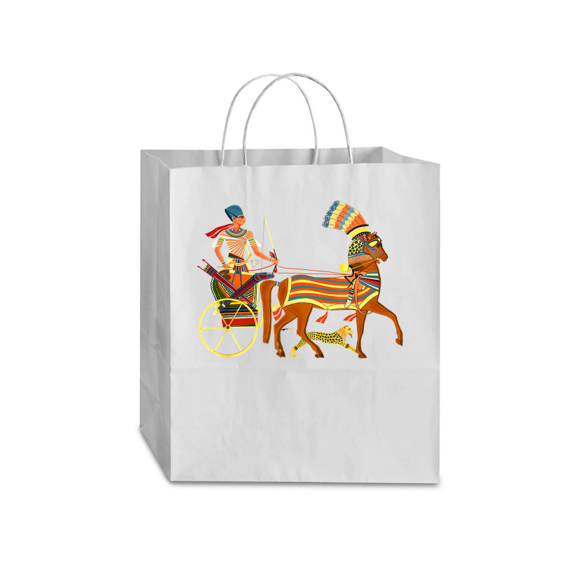 Ramesses Ii On An Egyptian Chariot T Shirt Traveler Paper Bag -13 X 6 X 15 3/4 | Artistshot