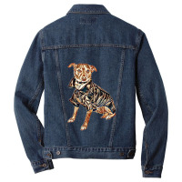 Small Chihuahua Mix Dog Weari Men Denim Jacket | Artistshot