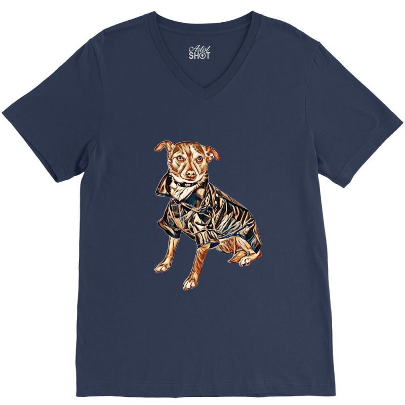 Small Chihuahua Mix Dog Weari V-neck Tee | Artistshot