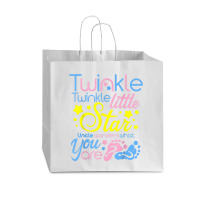 Twinkle.little.star Uncle Wonders What You Are Gender Reveal T Shirt Vogue Paper Bag - 16 X 6 X 12 | Artistshot