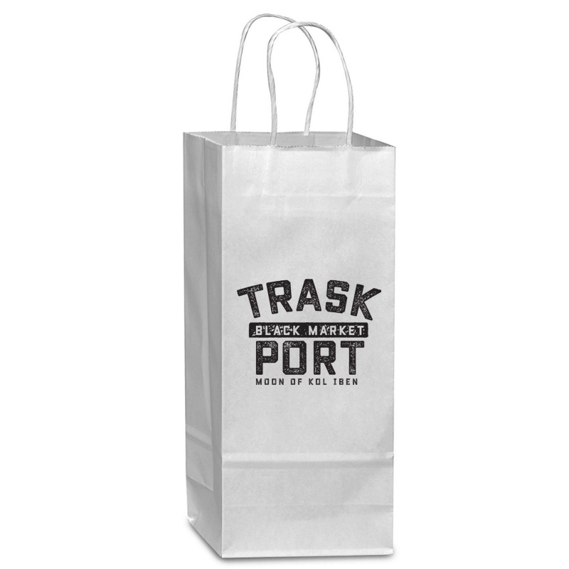 Trask Black Market Port Wine Paper Bag - 5 1/2 X 3 1/4 X 13 | Artistshot