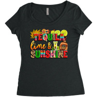 Tequila Lime And Sunshine Women's Triblend Scoop T-shirt | Artistshot