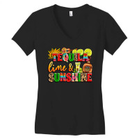 Tequila Lime And Sunshine Women's V-neck T-shirt | Artistshot