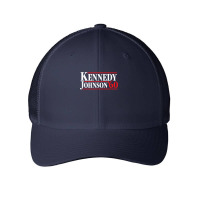 Kennedy Johnson 1960 Retro Campaign Shirt T Shirt Mesh Cap | Artistshot