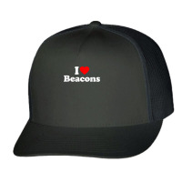 Beacons Love Heart College University Alumni T Shirt Trucker Cap | Artistshot