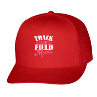 Track & Field Mom Sports Running Proud Mother's Day Tank Top Trucker Cap | Artistshot