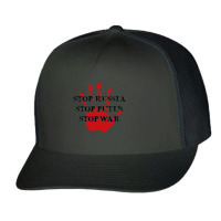 Stop Russia Stop Putin Stop War Trucker Cap | Artistshot