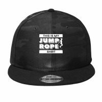 Rope T  Shirt Jump Rope Skipping Rope Jumping This Is My Jump Rope T Camo Snapback | Artistshot