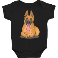 Belgian Shepherd Malinois T Shirtbelgian Malinois Shepherd Dog Gift Id Baby Bodysuit | Artistshot