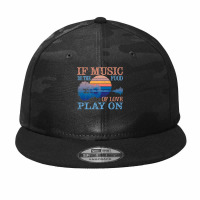 Guitar Shakespeare Premium Camo Snapback | Artistshot