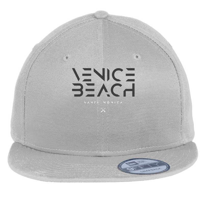 Venice Beach Santa Monica California Ca Tonal Type Sweatshirt Flat Bill Snapback Cap by darinelelwell | Artistshot