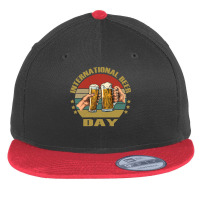 International Beer Day Gift T  Shirt International Beer Day T  Shirt Flat Bill Snapback Cap | Artistshot