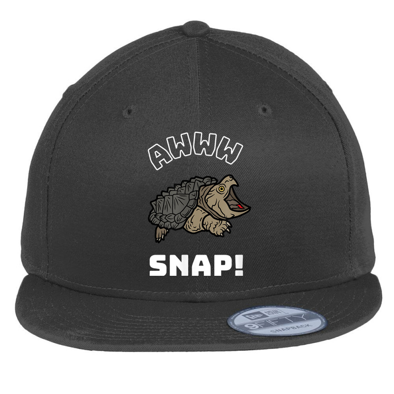 Alligator Snapping Turtle Meme For Men Women Kids Flat Bill Snapback Cap | Artistshot