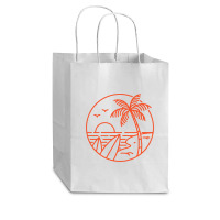 Summer Vibes California Beach Cub Paper Bag - 8 X 4 1/2 X 10 1/4 | Artistshot