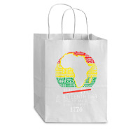 Africa Map July 4th Juneteenth 1865 June 19th Men Women Kids Cub Paper Bag - 8 X 4 1/2 X 10 1/4 | Artistshot