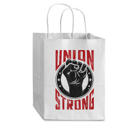 Union Strong  Pro Union Worker  Labor Union Protest Shirt Cub Paper Bag - 8 X 4 1/2 X 10 1/4 | Artistshot