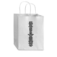 Phonetic Alphabet Cub Paper Bag - 8 X 4 1/2 X 10 1/4 | Artistshot