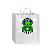 Skull Octopus Music Lover T  Shirt Skull Octopus Music Lover T  Shirt Debie Paper Bag - 10 X 5 X 13 | Artistshot