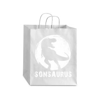 Sonsaurus T  Shirt Sonsaurus T Rex Dinosaur T  Shirt Debie Paper Bag - 10 X 5 X 13 | Artistshot