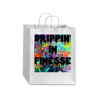 Drippin' In Finesse Colorful Bright Drip Party T Shirt Debie Paper Bag - 10 X 5 X 13 | Artistshot