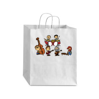 Peanuts Meet The Dead Active Debie Paper Bag - 10 X 5 X 13 | Artistshot